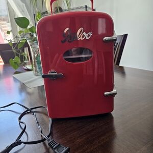 Igloo Red Mini Fridge with Control Panel